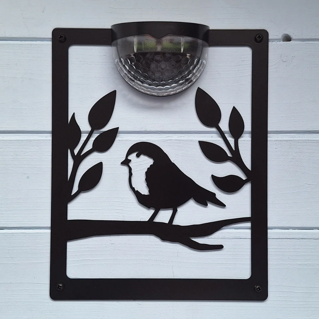 Robin Solar Light Wall Plaque- Left Facing - Image 3