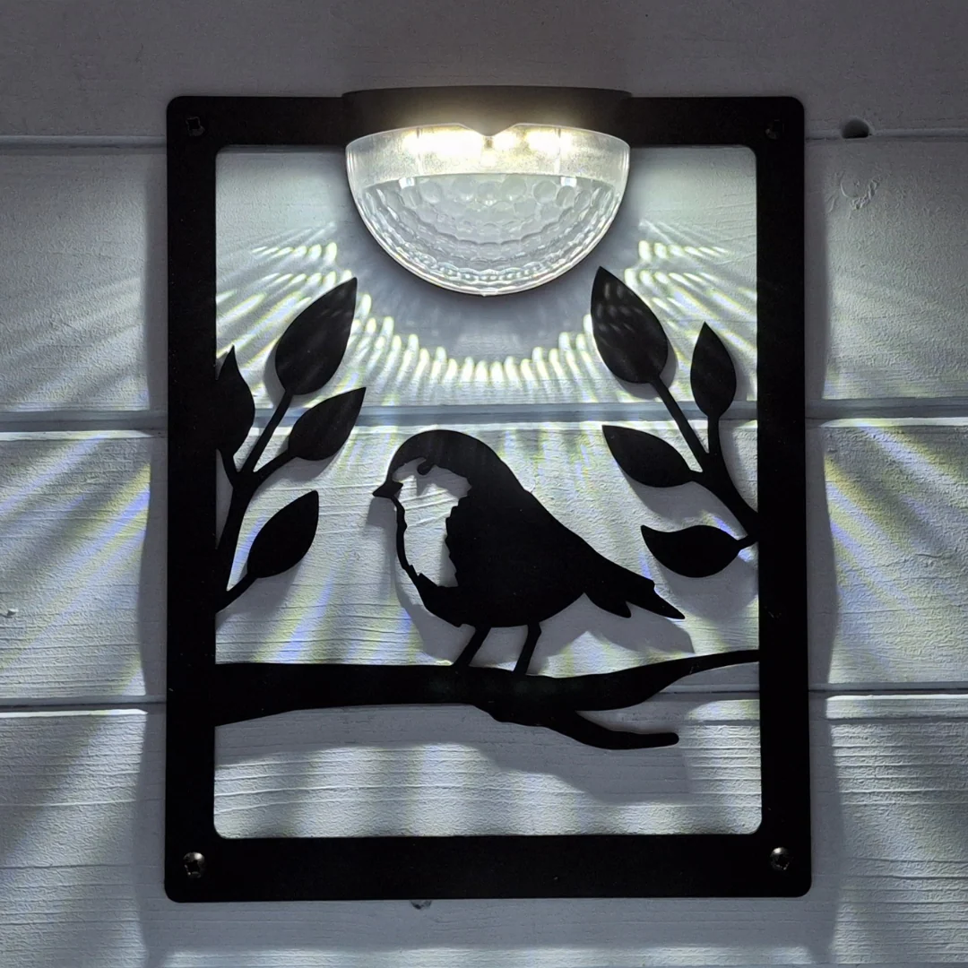 Robin Solar Light Wall Plaque- Left Facing - Image 4