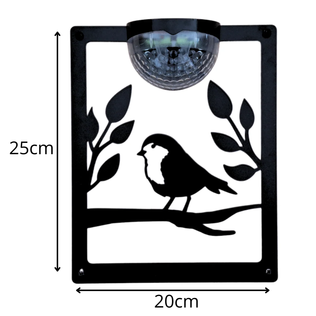 Robin Solar Light Wall Plaque- Left Facing - Image 8
