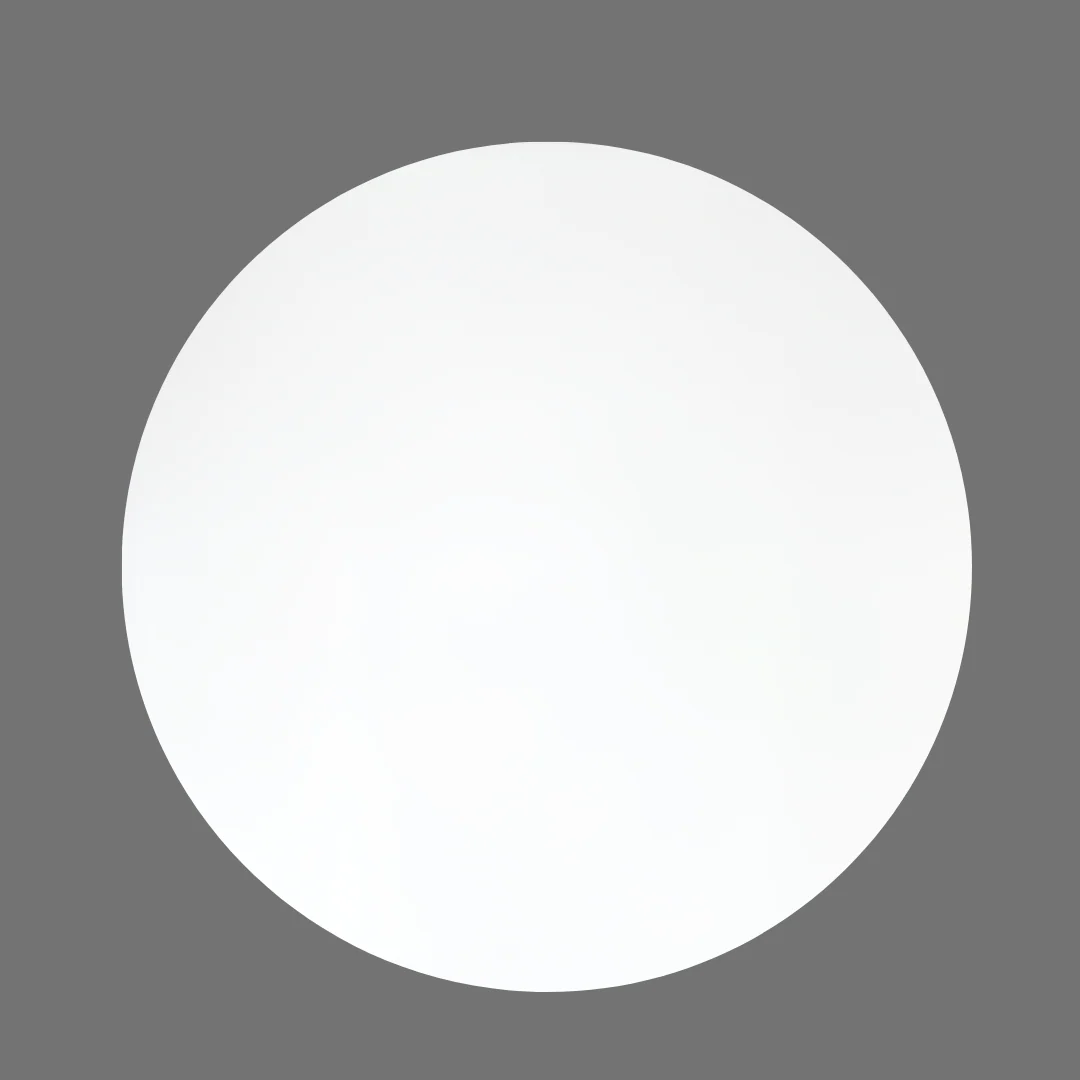 Acrylic White Background for Large Circle Solar Plaques (40cm)