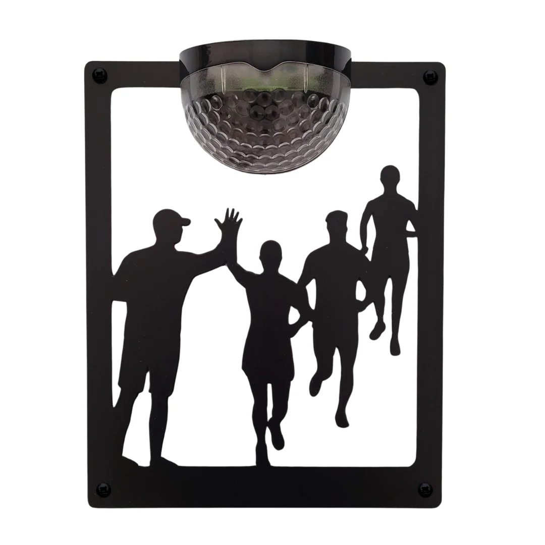 Running Group Solar Light Wall Plaque - Image 10