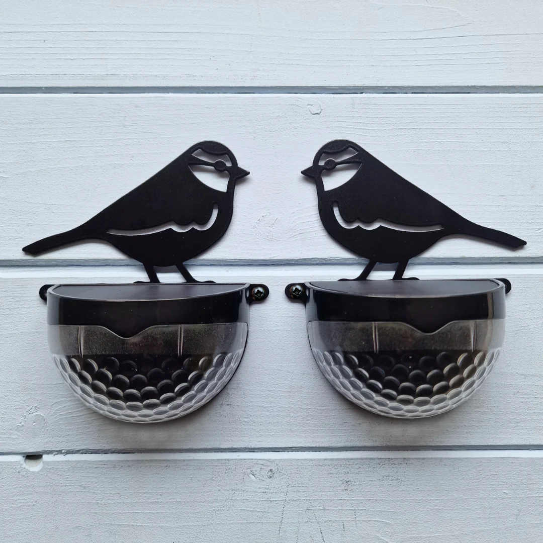 Set of 2 Blue Tit Solar Powered LED Lights - Image 4