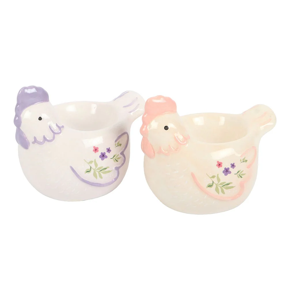 Set of 2 Hen Shaped Egg Cups - Image 3