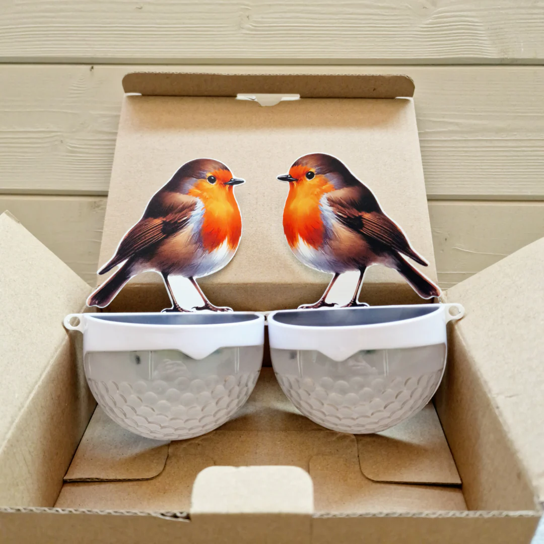 Set of 2 Real Robin Solar Powered LED Lights - Image 3