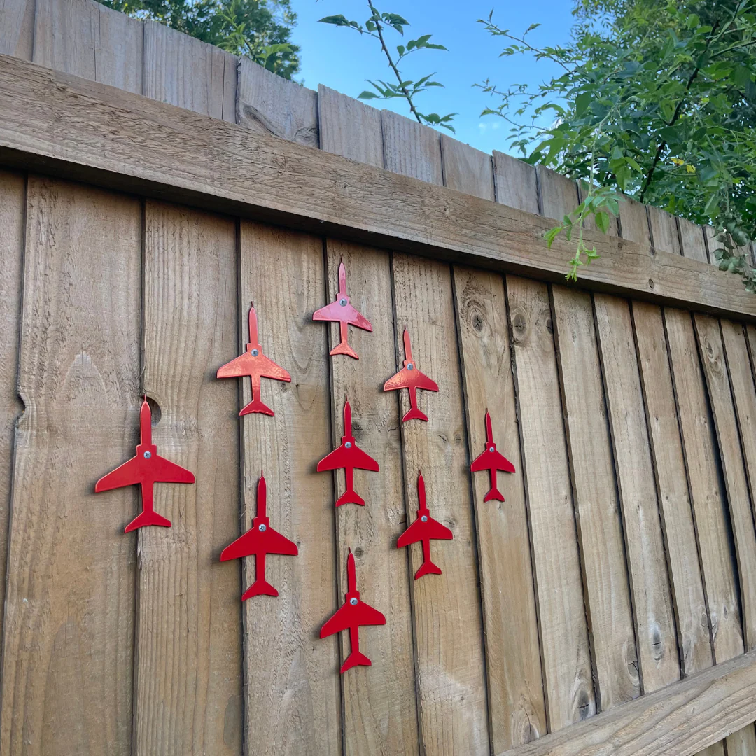Set of 9 Red Hawk T1 - Wall Art - Image 4