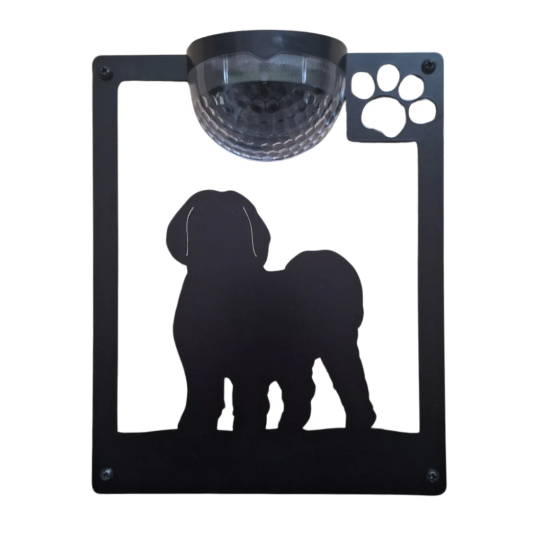 Shih Tzu Dog Solar Light Wall Plaque - Image 10