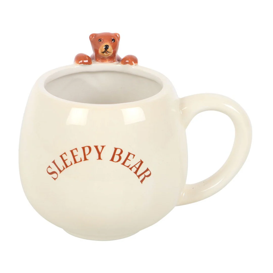 Sleepy Bear Rounded Mug - Image 2