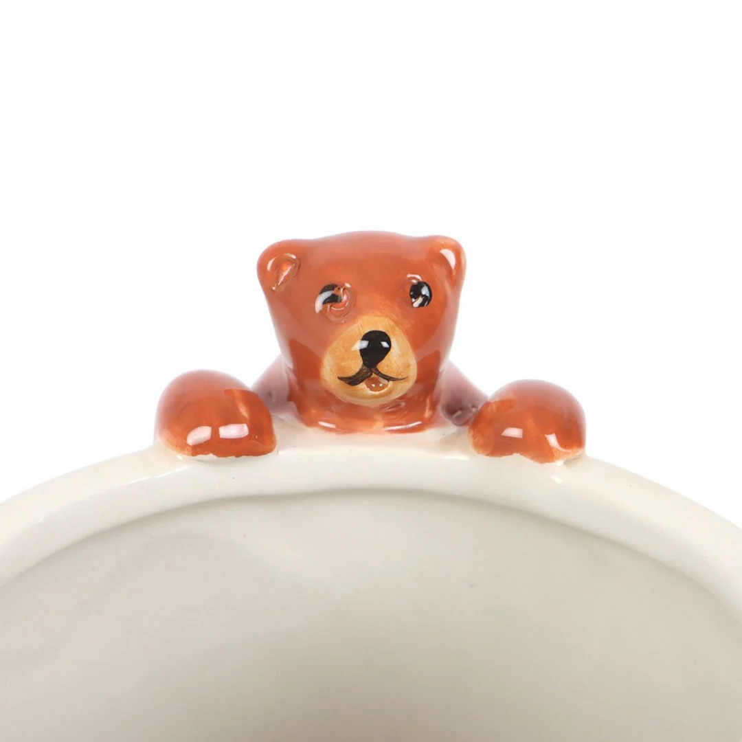 Sleepy Bear Rounded Mug - Image 4