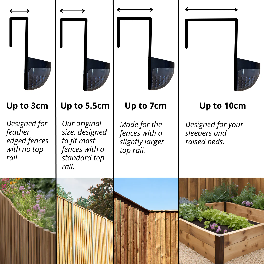 Hook Over Fence Solar Lights – Standard (No Motion Sensor) - No Screws or Drills Required! - Image 4