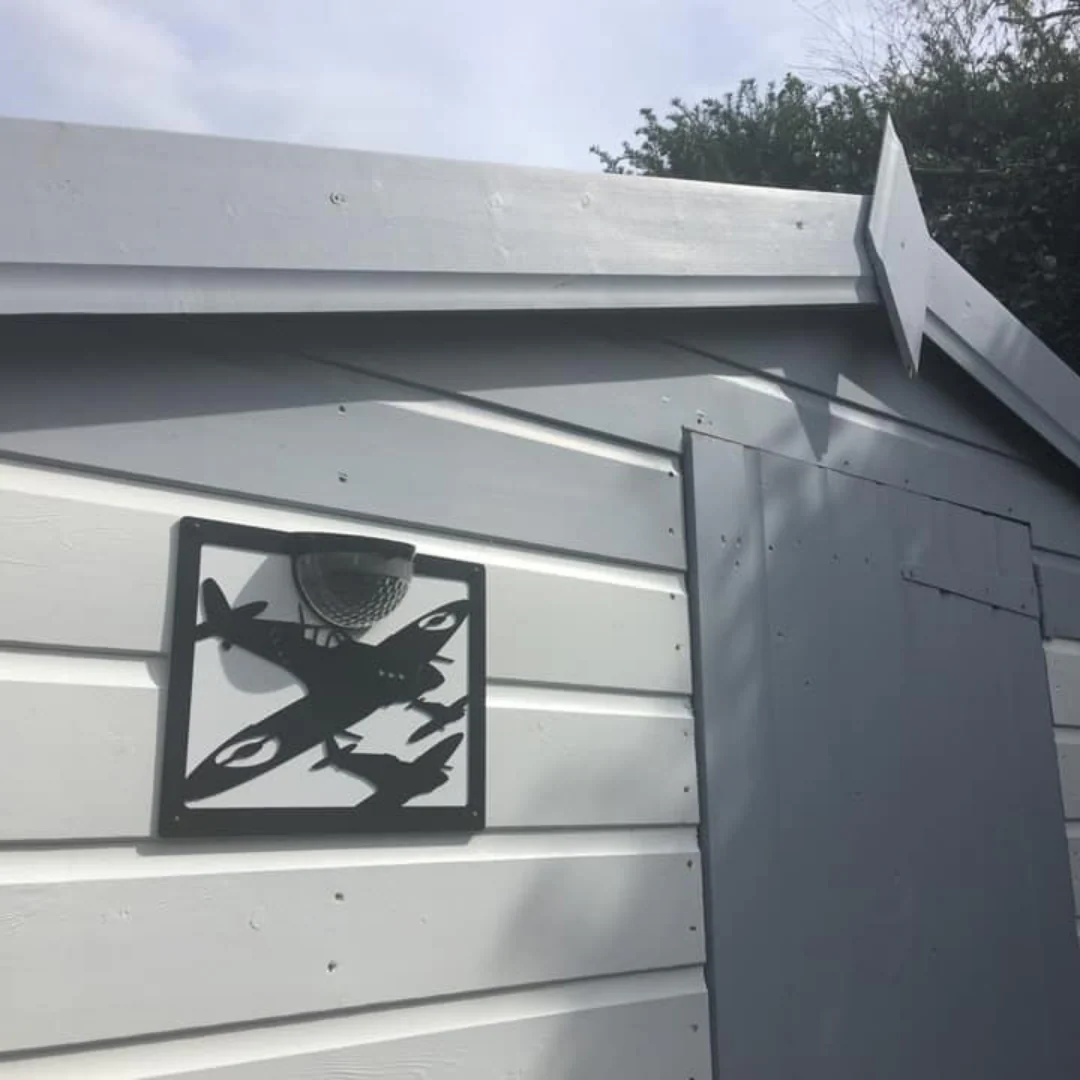 Spitfire Solar Light Wall Plaque - Image 9