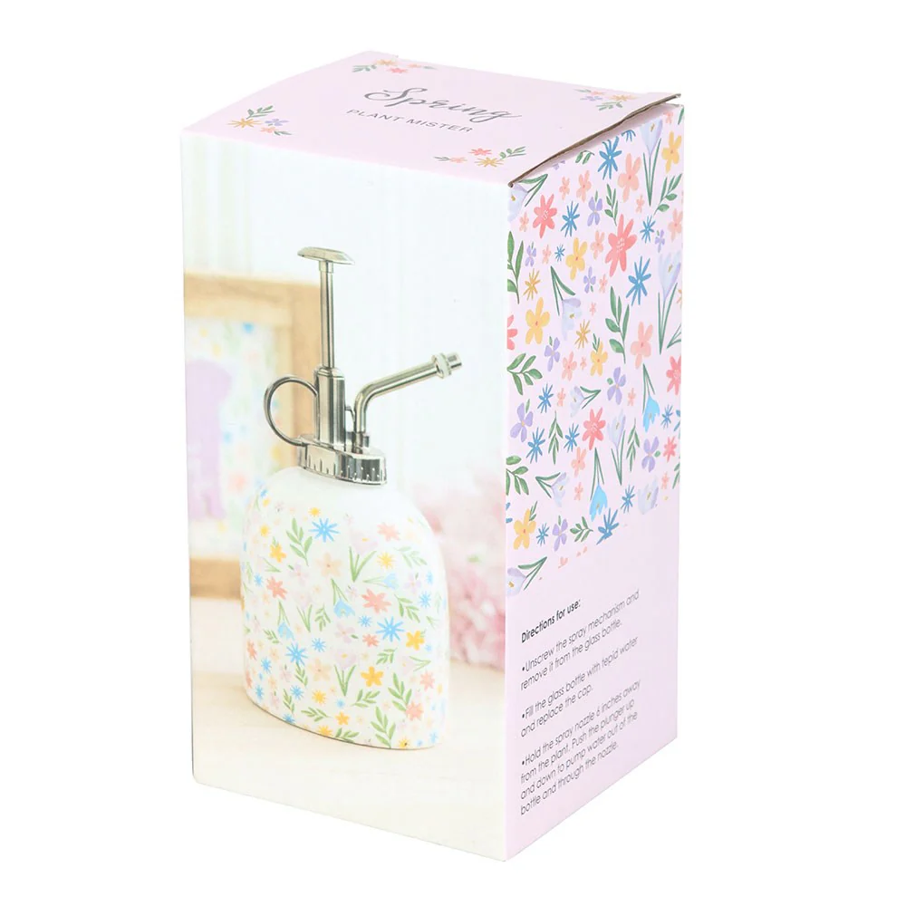 Spring Floral Print Ceramic Plant Mister - Image 2