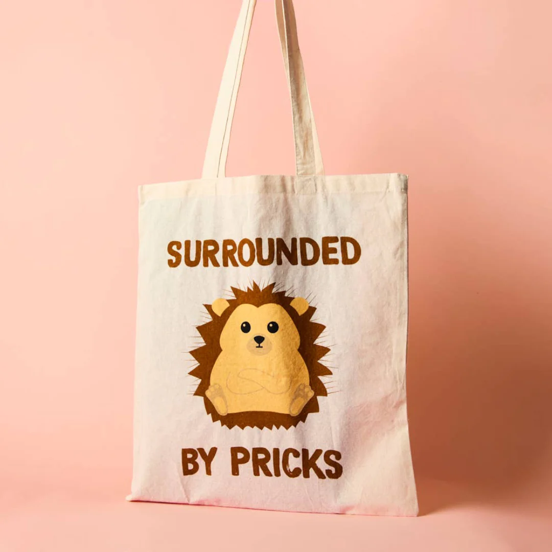 Surrounded By Pricks - Tote Bag - Image 4