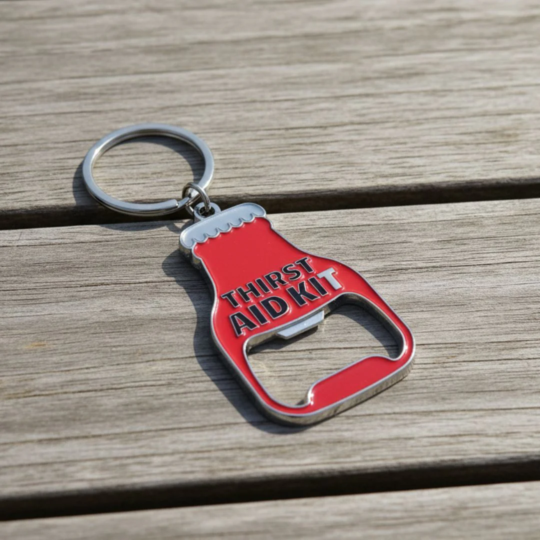 Thirst Aid Kit Beer BOTTLE OPENER Keyring - Image 5