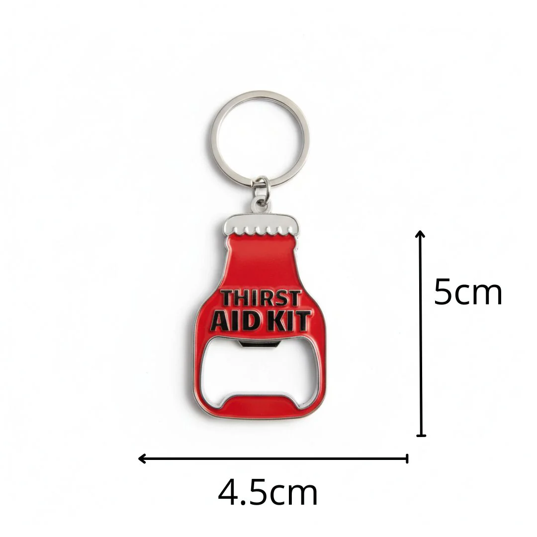 Thirst Aid Kit Beer BOTTLE OPENER Keyring - Image 7