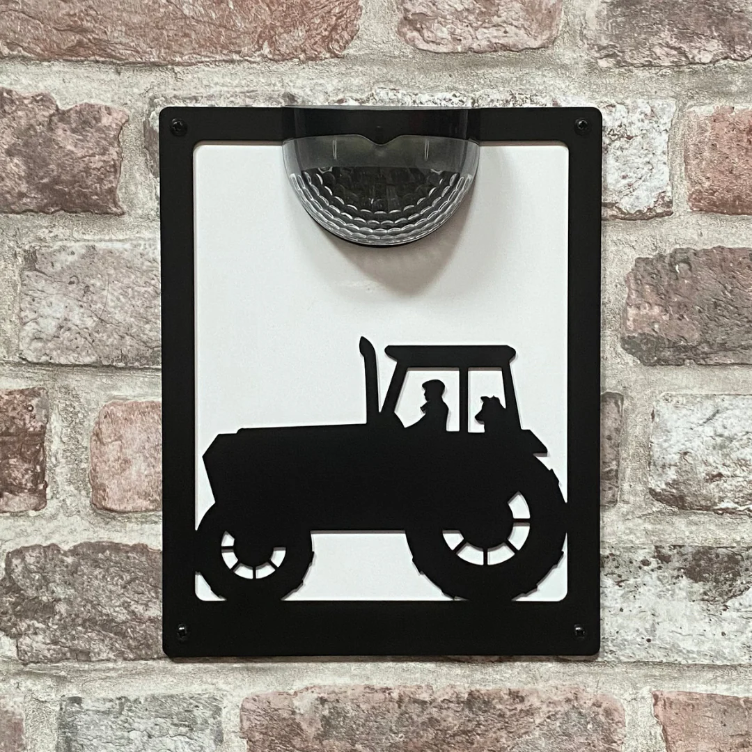 Tractor Solar Light Wall Plaque - Image 4
