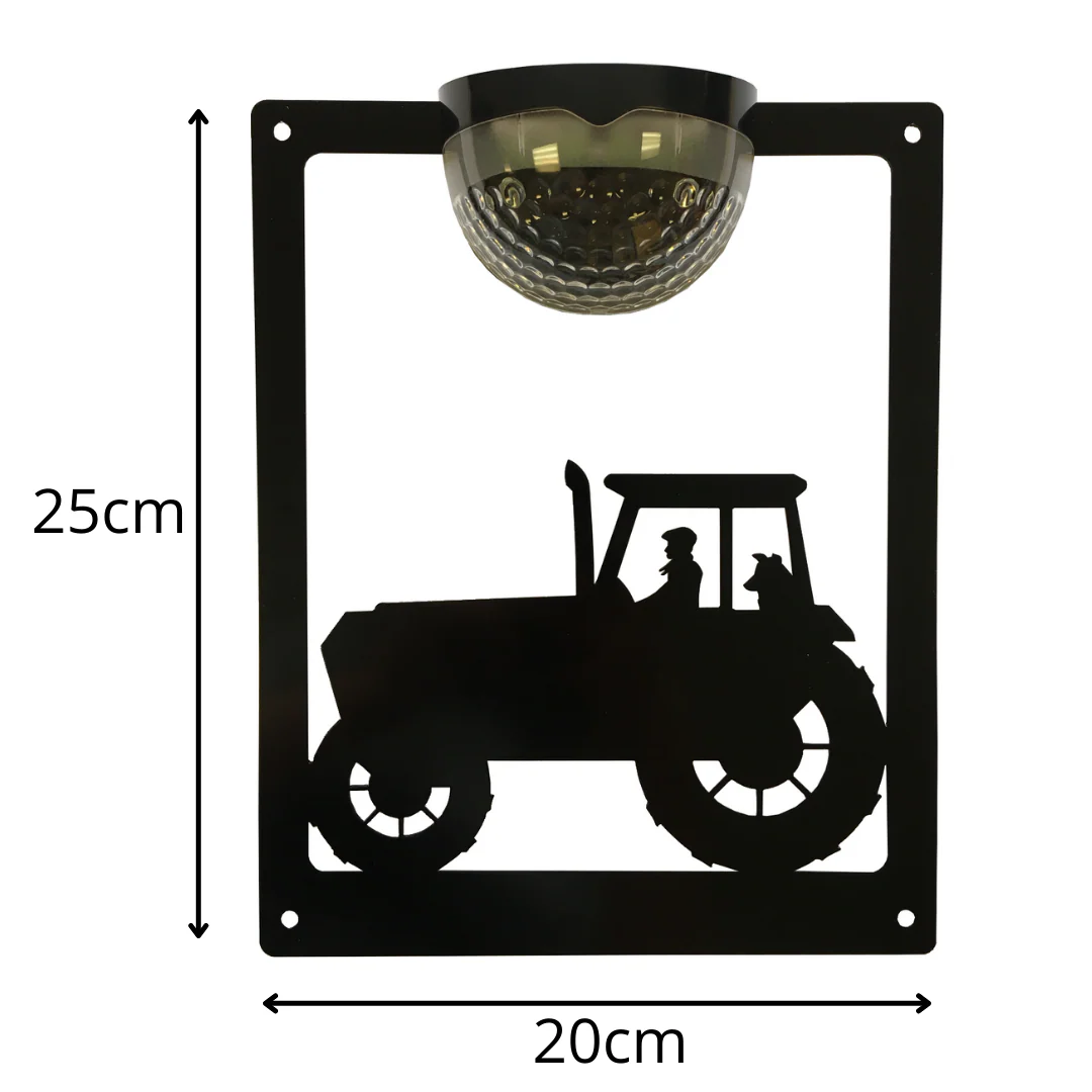 Tractor Solar Light Wall Plaque - Image 7