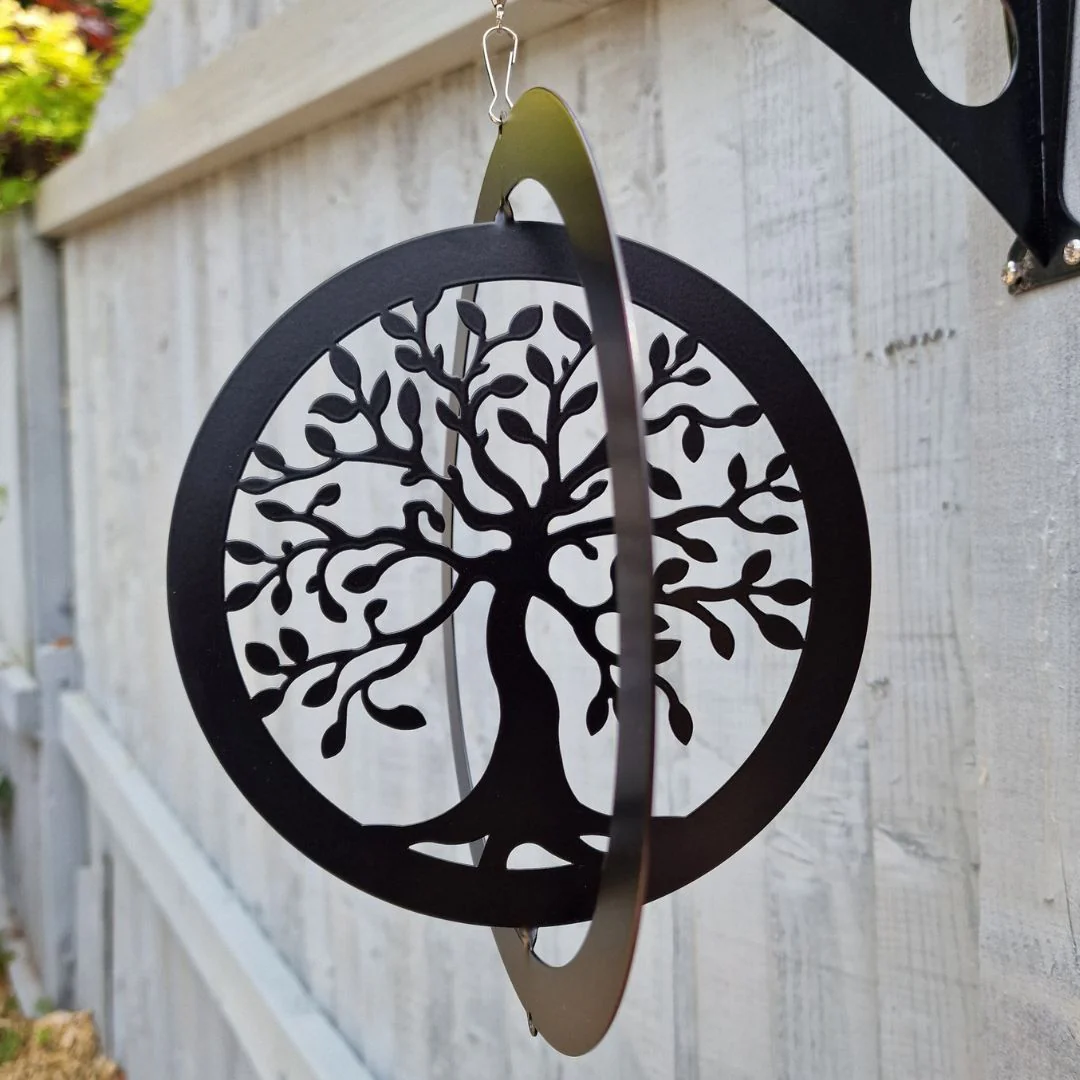 Tree of Life Hanging Silhouette Orbit Spinner - Image 6