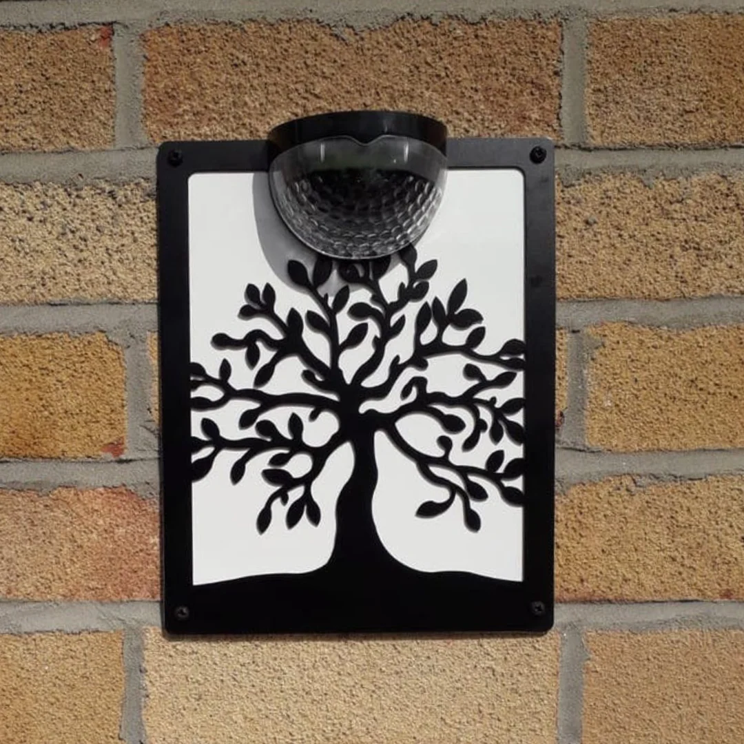 Tree of Life Solar Light Wall Plaque - Image 4