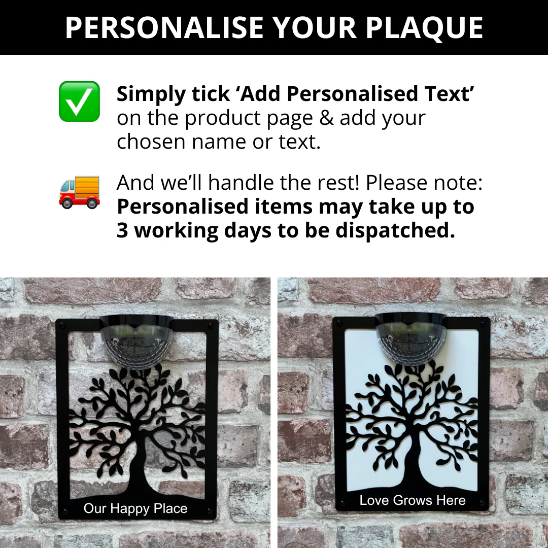 Tree of Life Solar Light Wall Plaque - Image 5