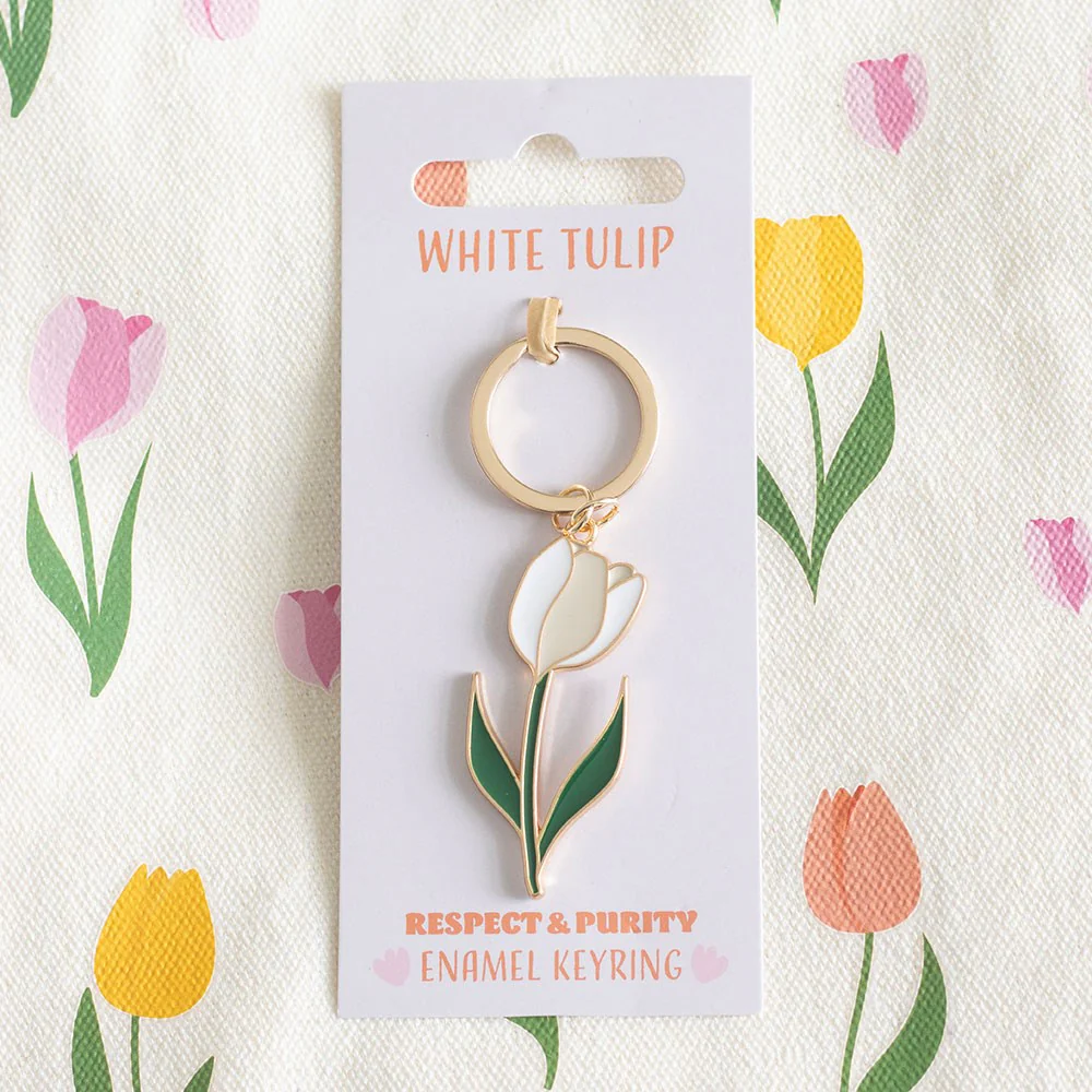 Tulip Keyring (3 colours to choose from) - Image 3