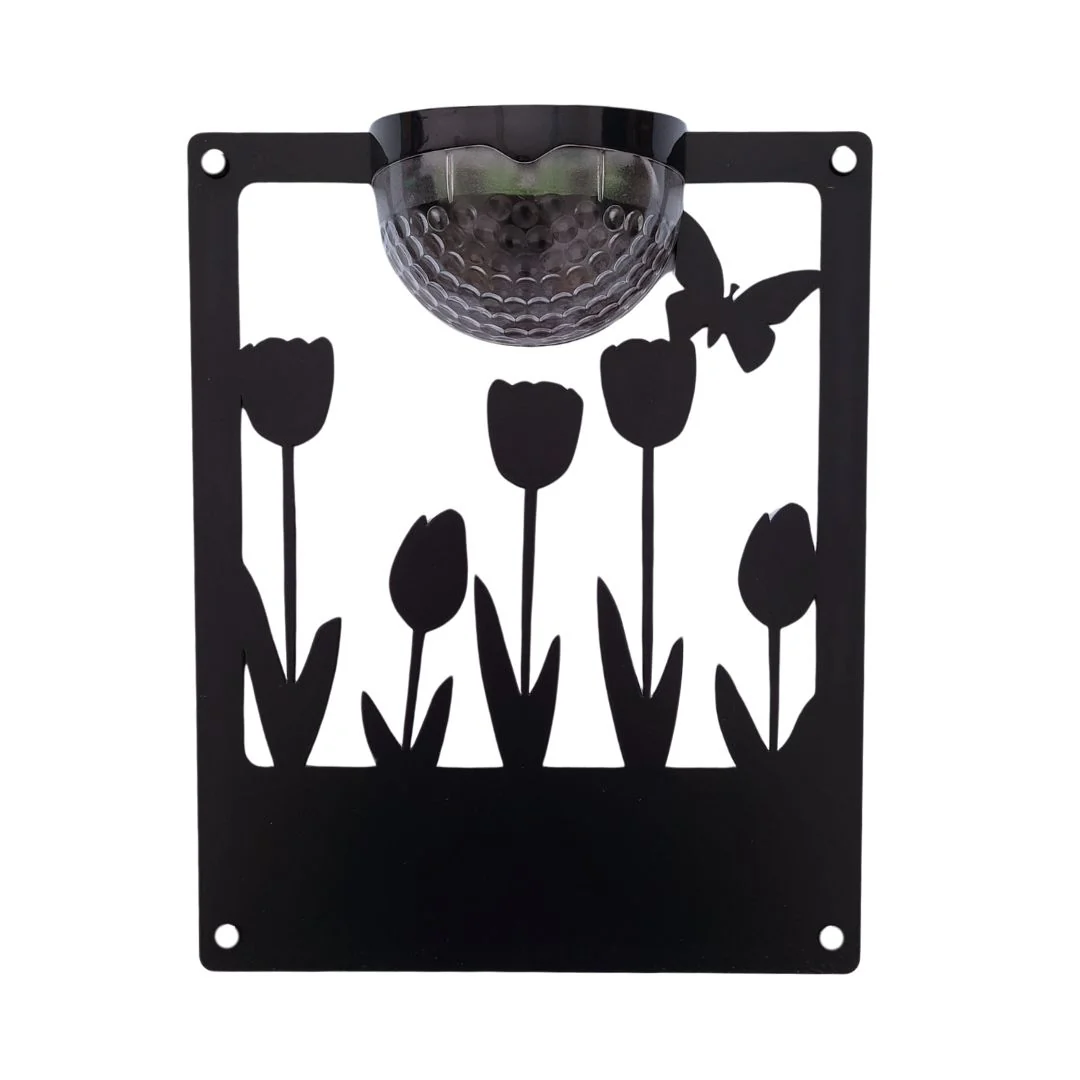 Tulips Solar Light Wall Plaque (You Can Personalise Me!) - Image 12