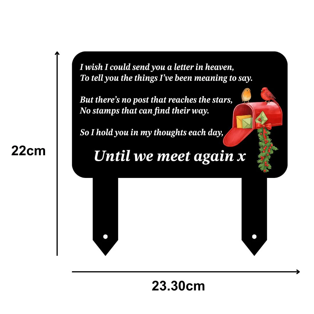 'Until We Meet Again' Robin Large Stake - Image 4