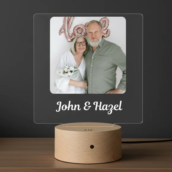 Couples Valentines LED Night Light (You Can Personalise Me!) - Image 4