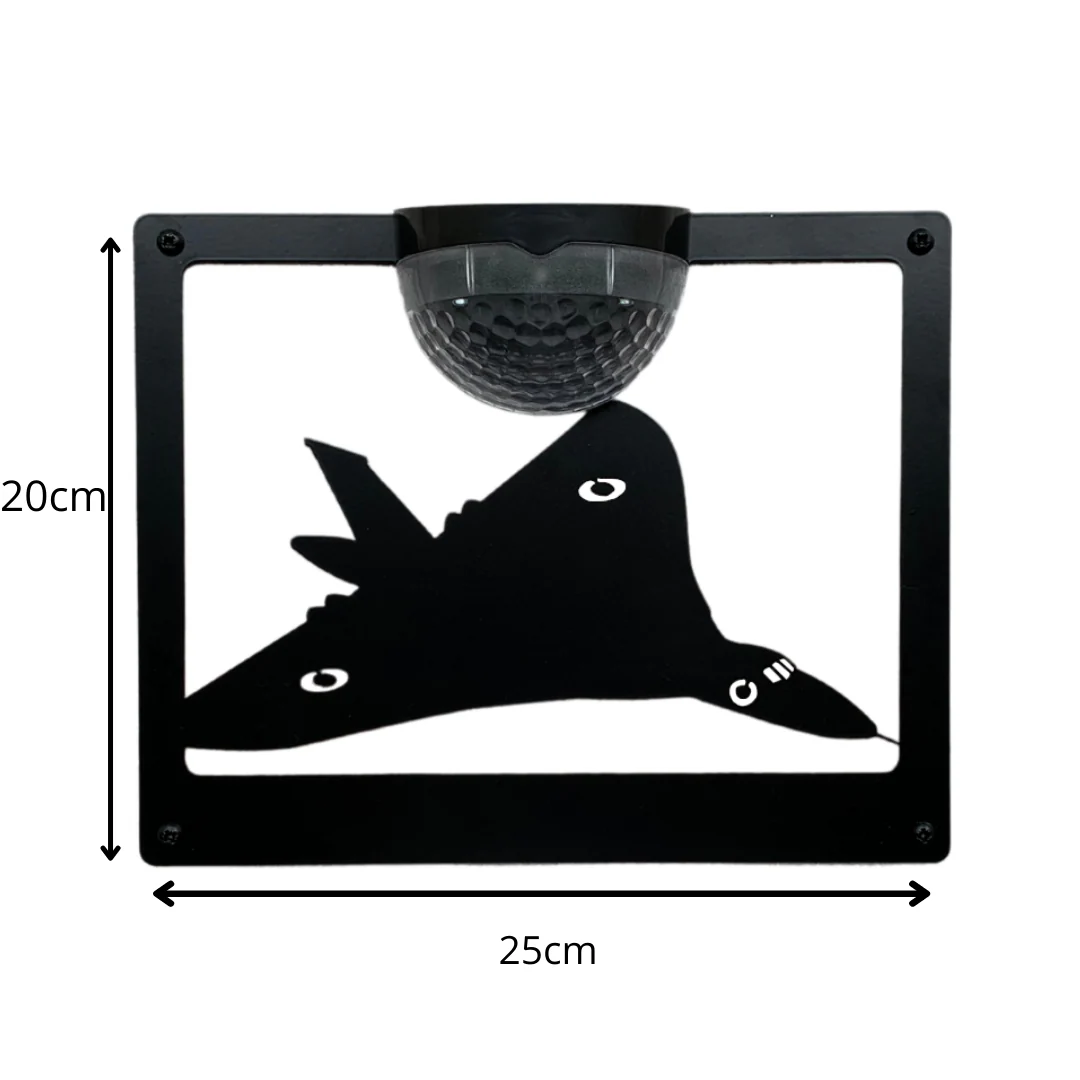 Vulcan Bomber Solar Light Wall Plaque - Image 11