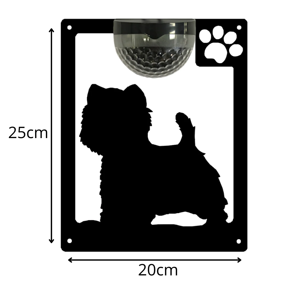 Westie Dog Solar Light Wall Plaque - Image 8