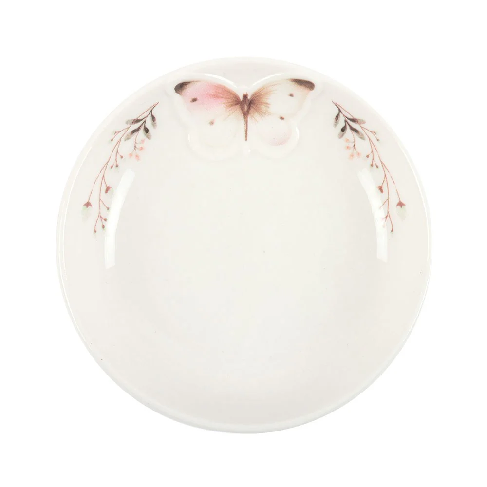 White Butterfly Trinket Dish - Image 2